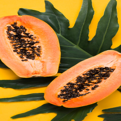 top-view-fresh-papaya-ready-be-served